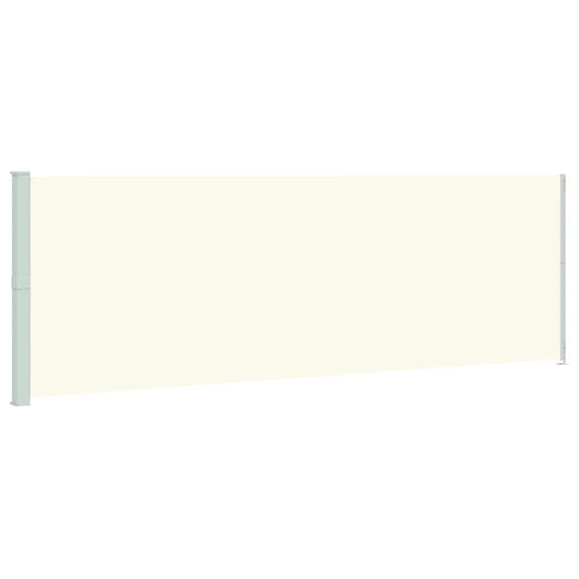 vidaXL Patio Retractable Side Awning 200x614 cm Cream
