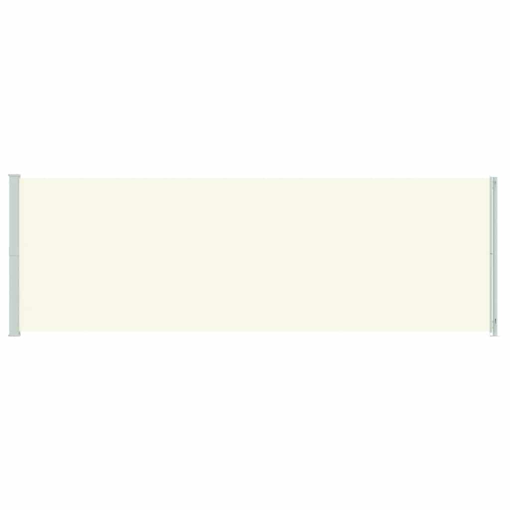 vidaXL Patio Retractable Side Awning 200x614 cm Cream