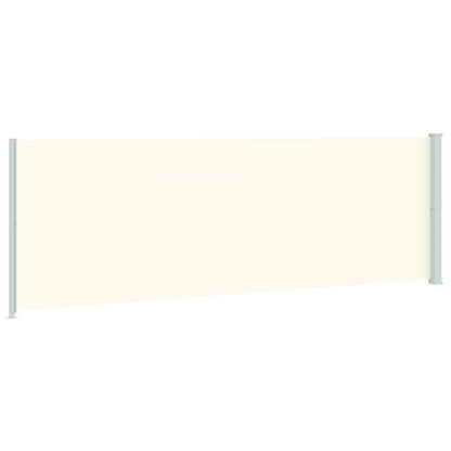vidaXL Patio Retractable Side Awning 200x614 cm Cream