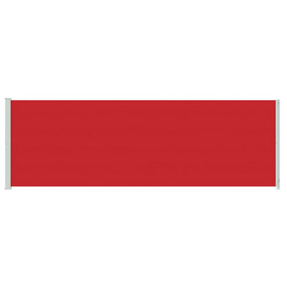 vidaXL Patio Retractable Side Awning 200x600 cm Red