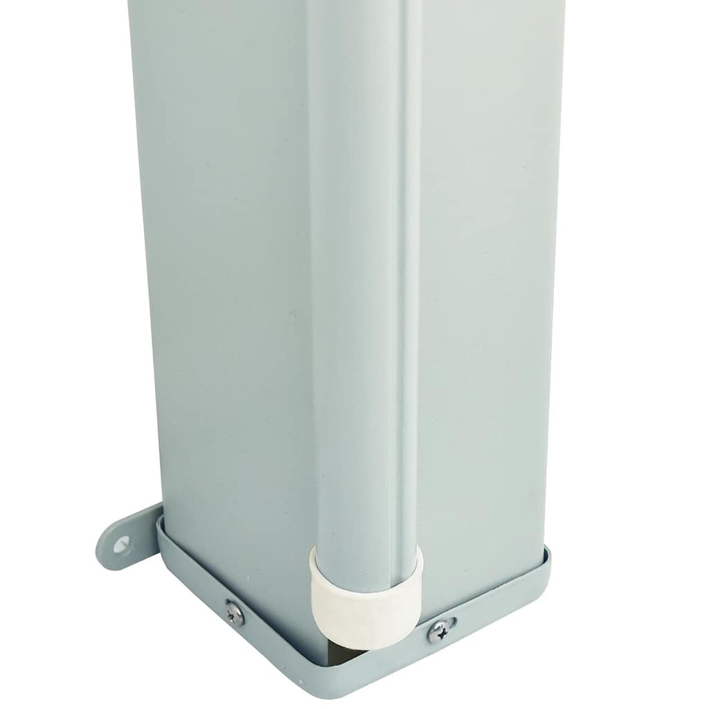 vidaXL Patio Retractable Side Awning 200x614 cm Brown