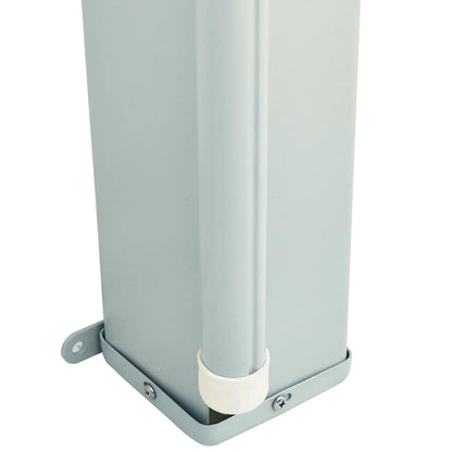 vidaXL Patio Retractable Side Awning 200x614 cm Brown