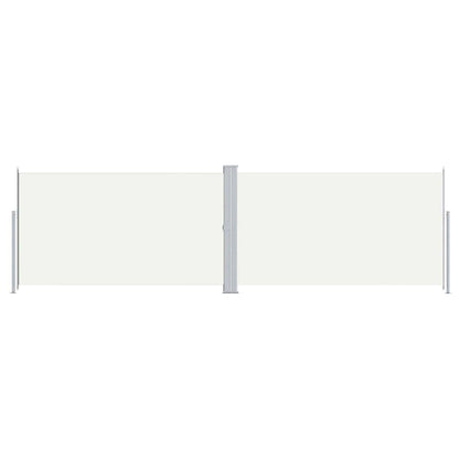 vidaXL Retractable Side Awning Cream 180x600 cm