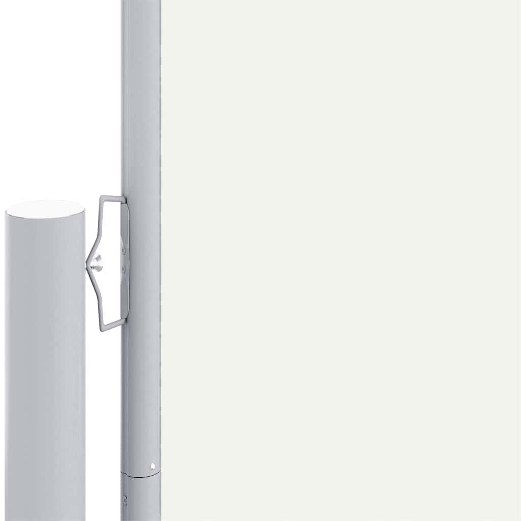 318001 vidaXL Retractable Side Awning Cream 180x600 cm