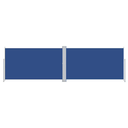 318004 vidaXL Retractable Side Awning Blue 180x600 cm