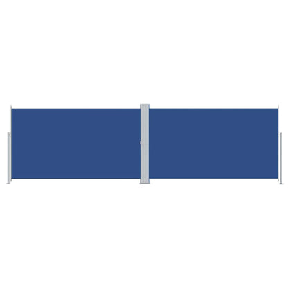 vidaXL Retractable Side Awning Blue 180x600 cm