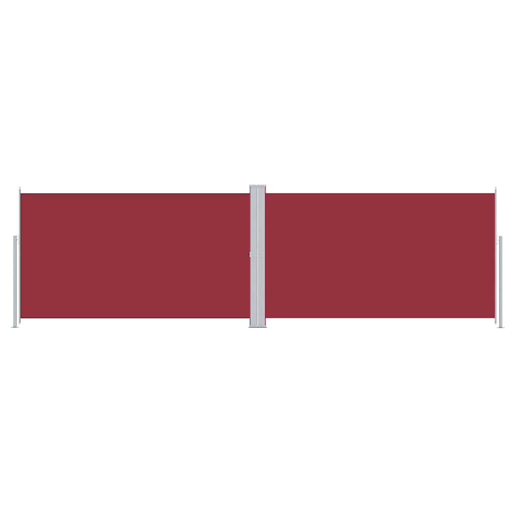vidaXL Retractable Side Awning Red 180x600 cm