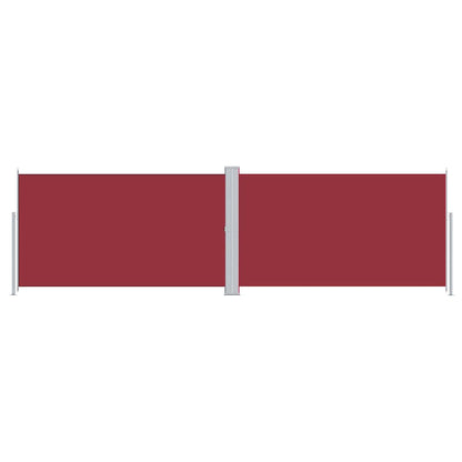 vidaXL Retractable Side Awning Red 180x600 cm