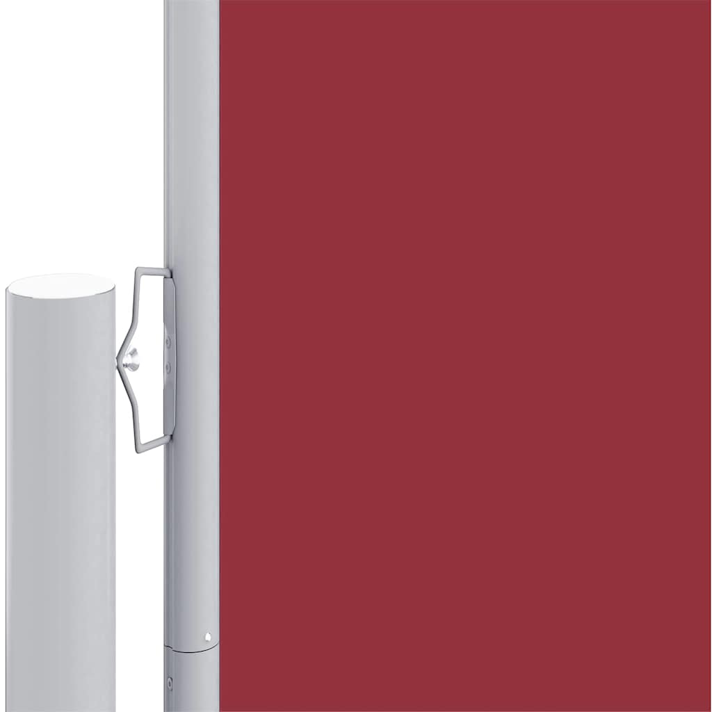 vidaXL Retractable Side Awning Red 180x600 cm