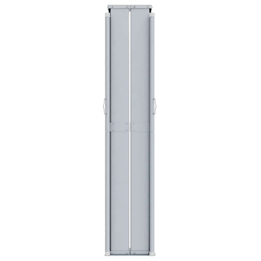 vidaXL Retractable Side Awning Cream 200x600 cm