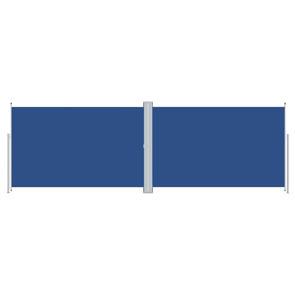318010 vidaXL Retractable Side Awning Blue 200x600 cm
