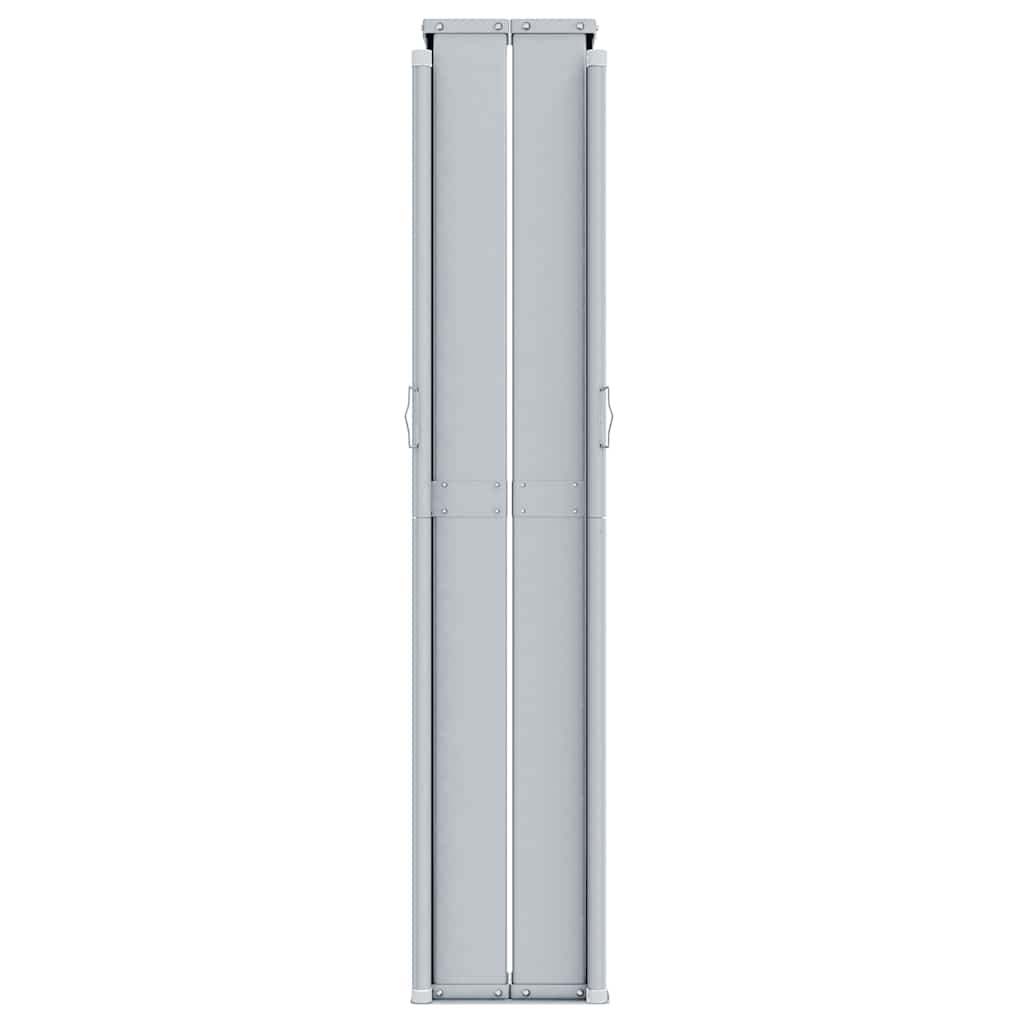 vidaXL Retractable Side Awning Blue 220x600 cm