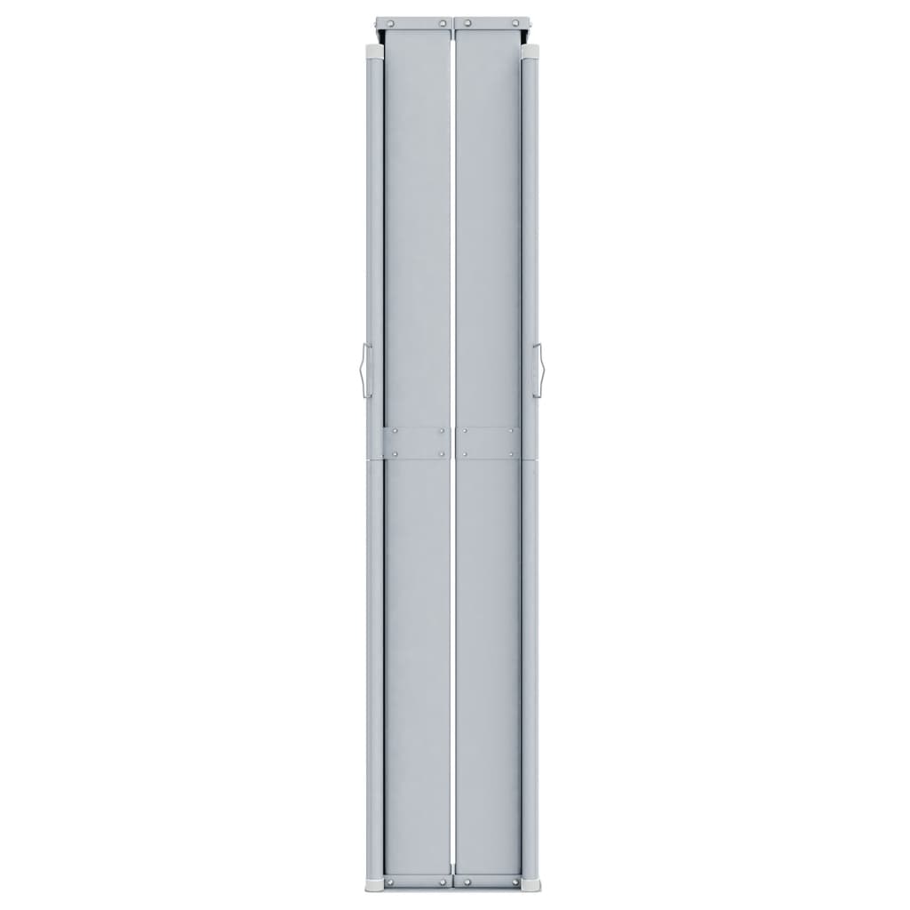 vidaXL Retractable Side Awning Cream 160x1000 cm