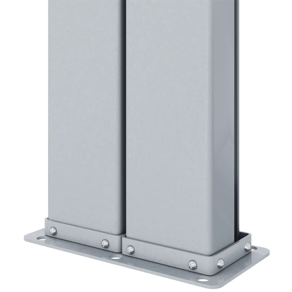 vidaXL Retractable Side Awning Cream 160x1000 cm