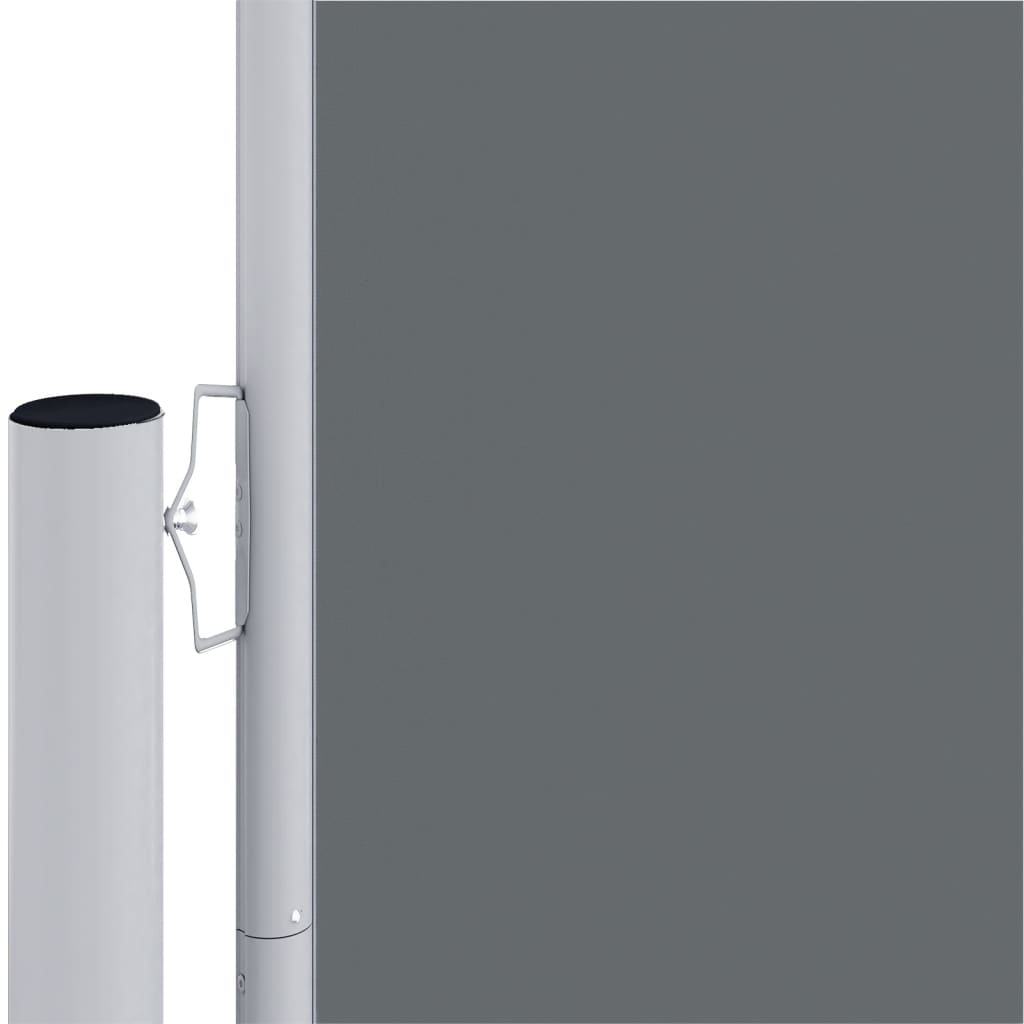vidaXL Retractable Side Awning Anthracite 160x1000 cm
