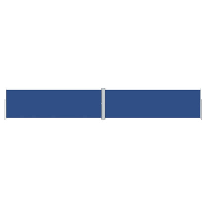 vidaXL Retractable Side Awning Blue 160x1000 cm