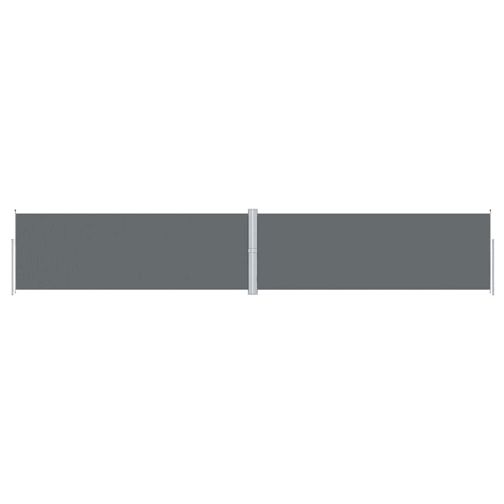 vidaXL Retractable Side Awning Anthracite 180x1000 cm