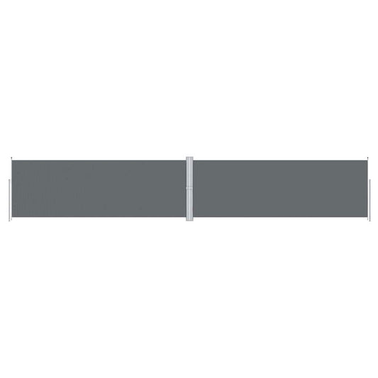 vidaXL Retractable Side Awning Anthracite 180x1000 cm
