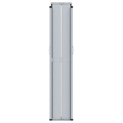 vidaXL Retractable Side Awning Brown 180x1000 cm