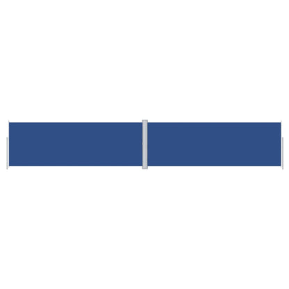 vidaXL Retractable Side Awning Blue 180x1000 cm
