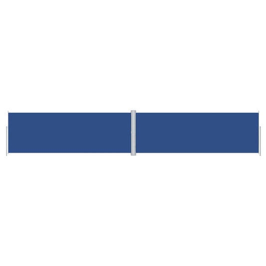 vidaXL Retractable Side Awning Blue 180x1000 cm