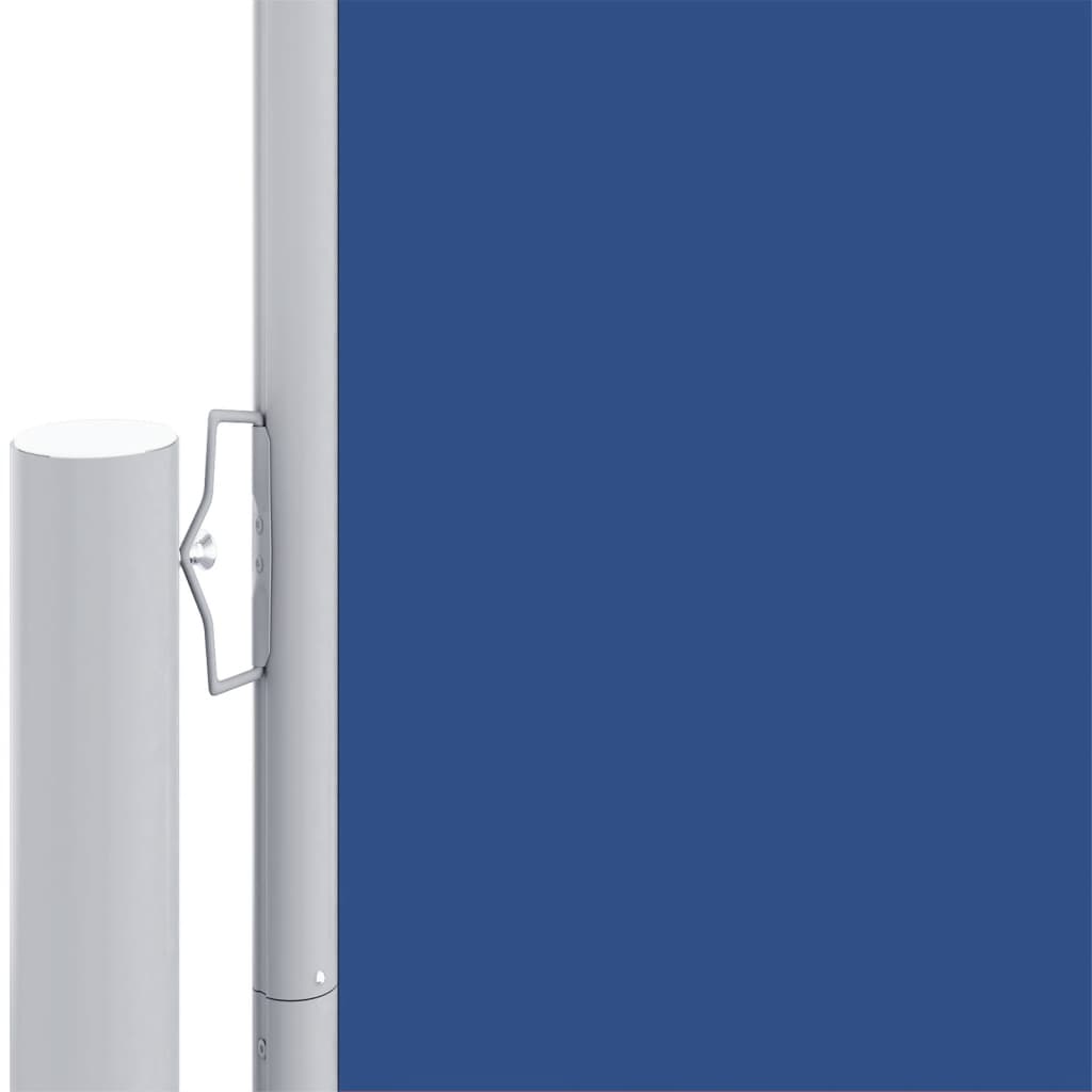 vidaXL Retractable Side Awning Blue 180x1000 cm