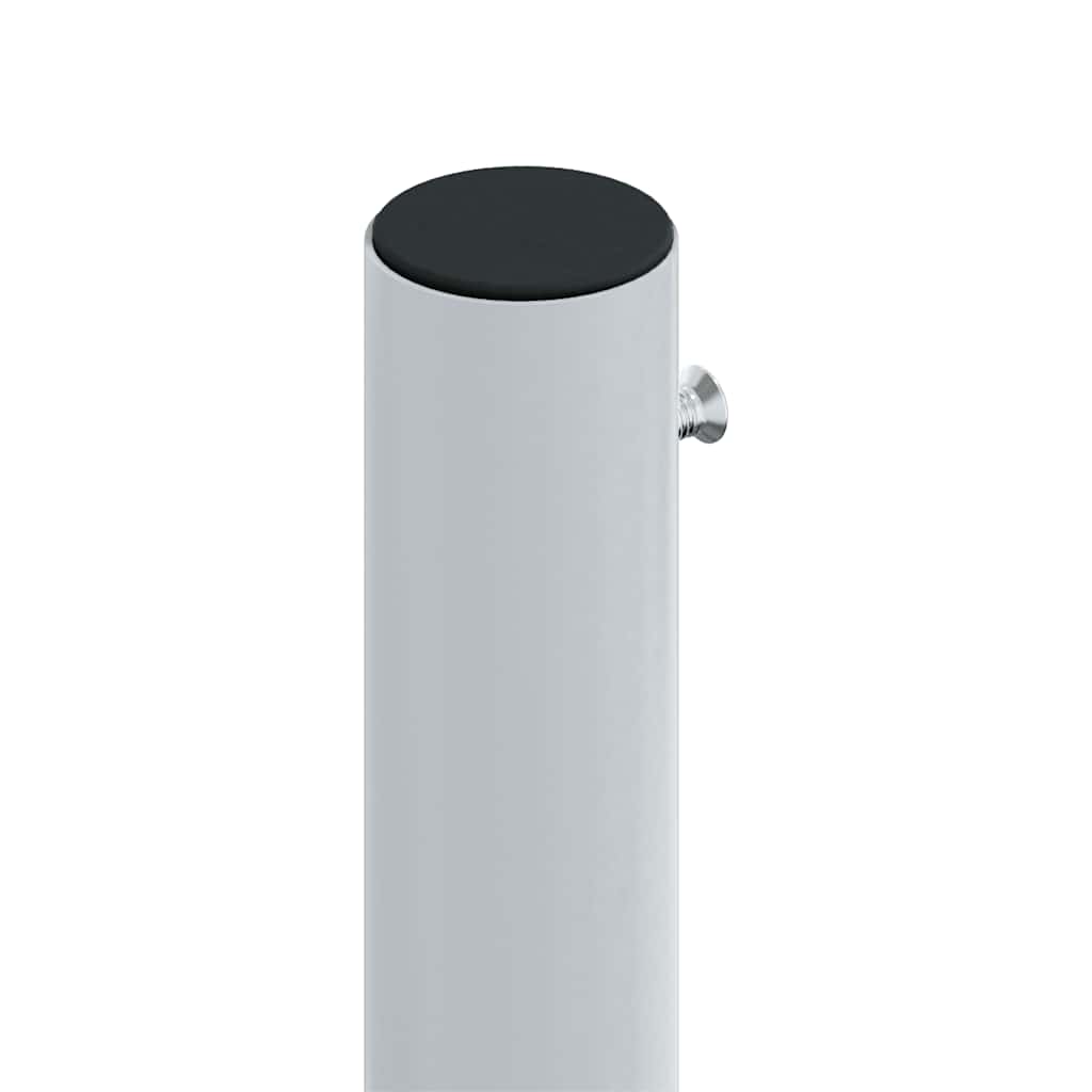 vidaXL Retractable Side Awning Black 200x1000 cm