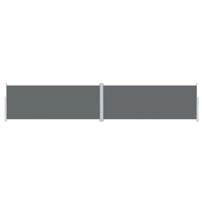 vidaXL Retractable Side Awning Anthracite 200x1000 cm