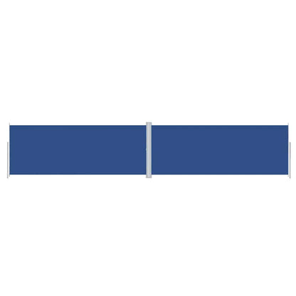 vidaXL Retractable Side Awning Blue 200x1000 cm