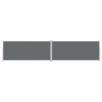 vidaXL Retractable Side Awning Anthracite 220x1000 cm