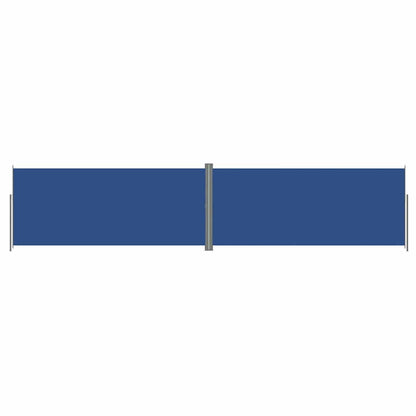 vidaXL Retractable Side Awning Blue 220x1000 cm