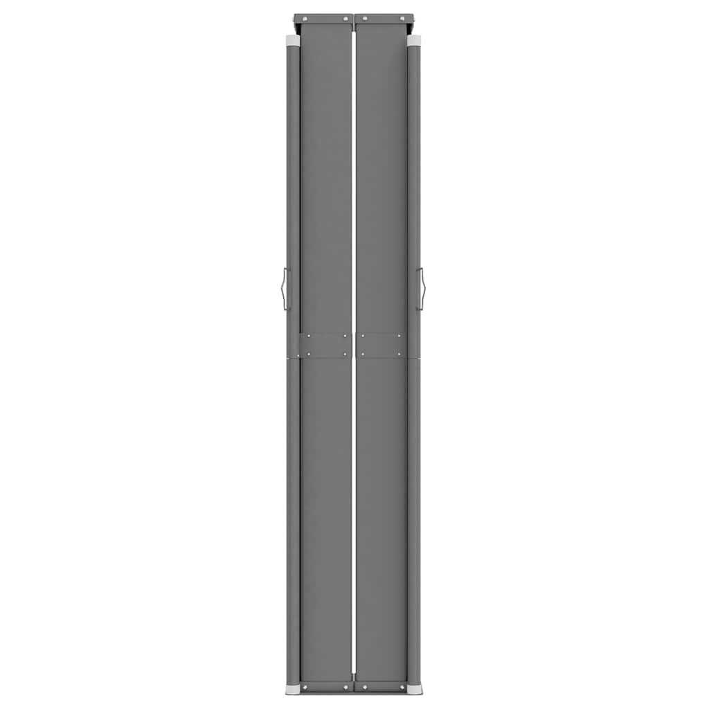 vidaXL Retractable Side Awning Blue 220x1000 cm