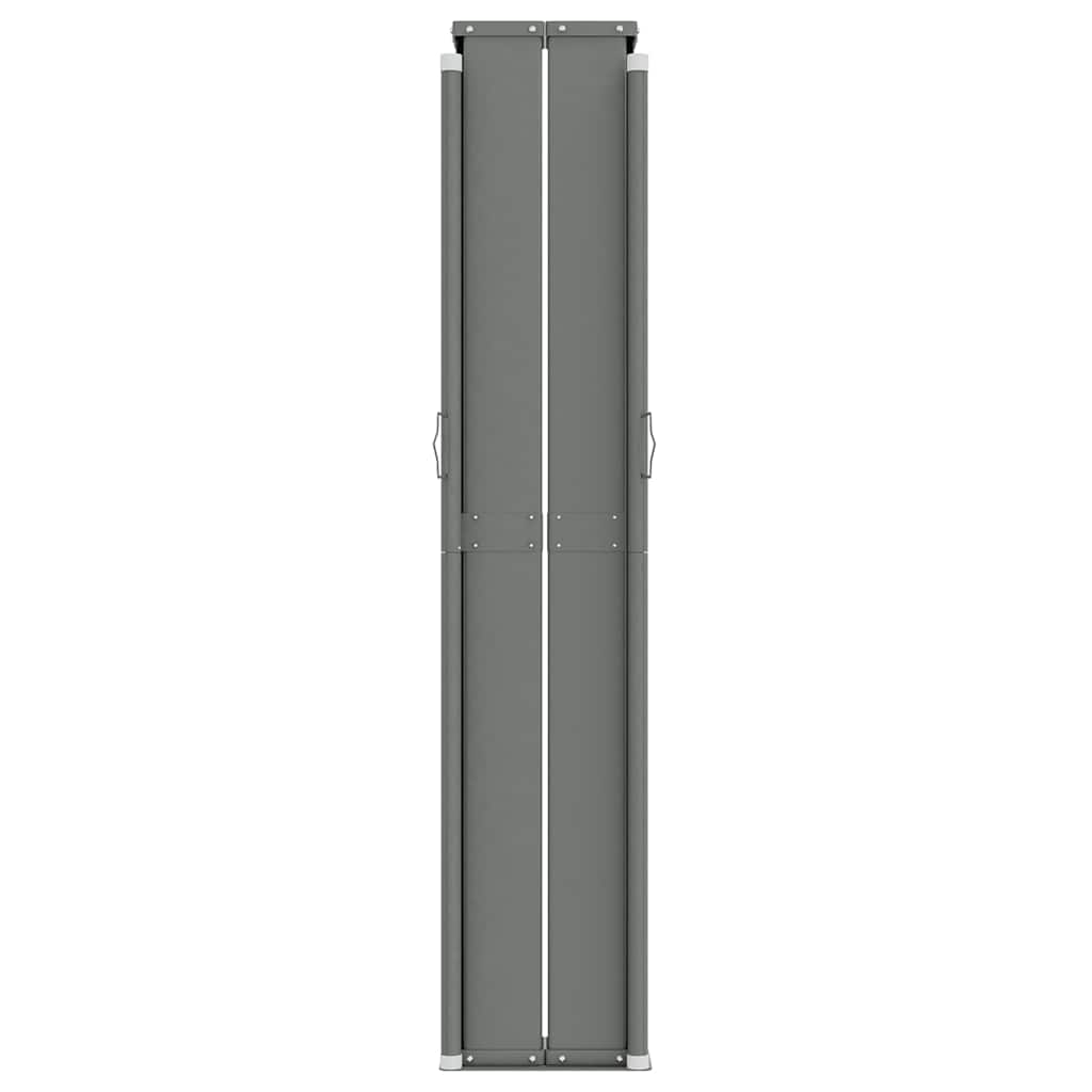318052 vidaXL Retractable Side Awning Blue 220x1000 cm