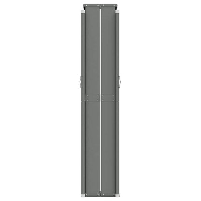 318052 vidaXL Retractable Side Awning Blue 220x1000 cm