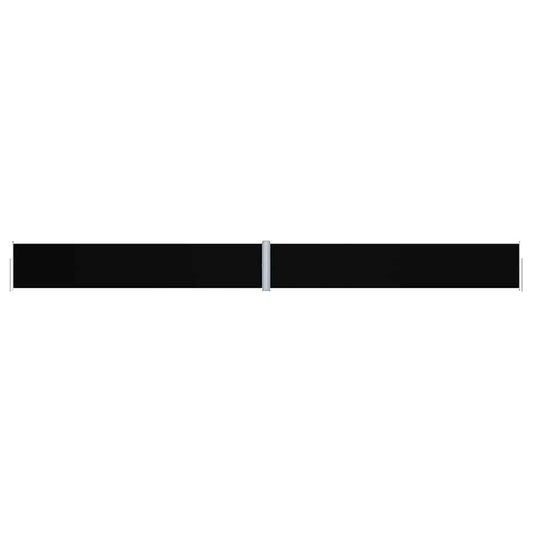 vidaXL Side Awning | Black | Polyester with PU coating, Steel, Aluminium