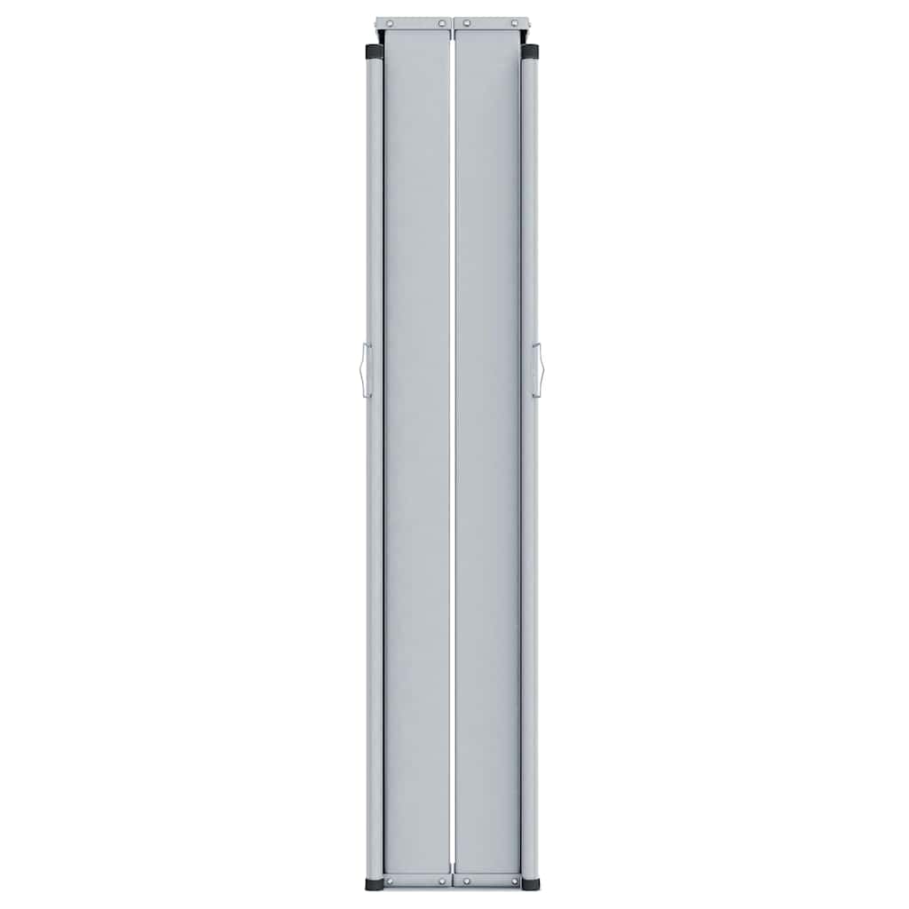 vidaXL Retractable Side Awning Brown 117x1200 cm