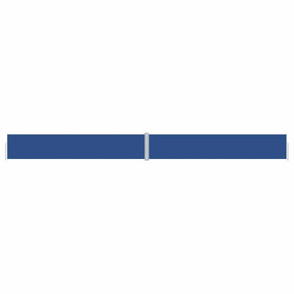 vidaXL Retractable Side Awning Blue 117x1200 cm