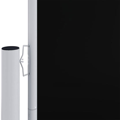 vidaXL Side Awning | Black | Polyester with PU coating, steel, aluminium