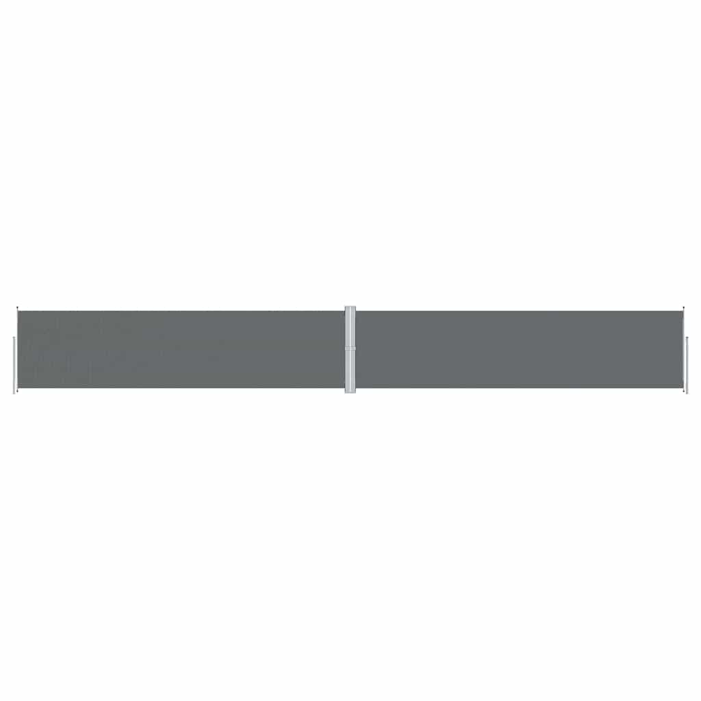 vidaXL Retractable Side Awning Anthracite 160x1200 cm