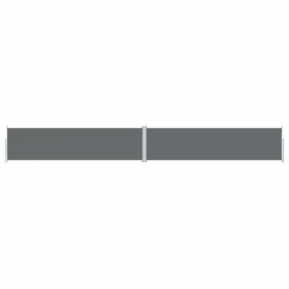 vidaXL Retractable Side Awning Anthracite 160x1200 cm