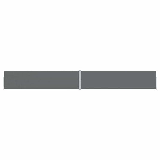 vidaXL Retractable Side Awning Anthracite 160x1200 cm