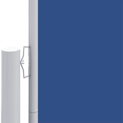 vidaXL Retractable Side Awning Blue 160x1200 cm