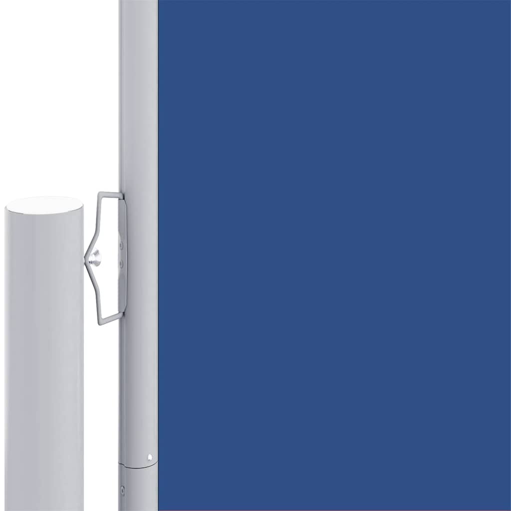 vidaXL Retractable Side Awning Blue 160x1200 cm