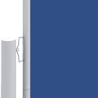 vidaXL Retractable Side Awning Blue 160x1200 cm
