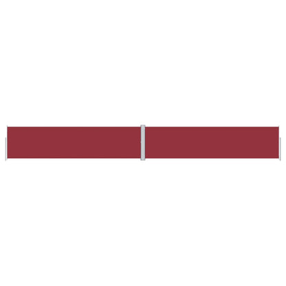 vidaXL Retractable Side Awning Red 160x1200 cm