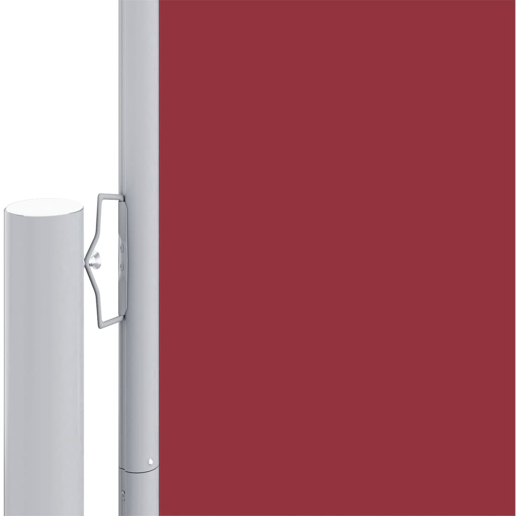 vidaXL Retractable Side Awning Red 160x1200 cm