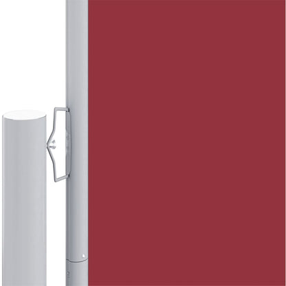 vidaXL Retractable Side Awning Red 160x1200 cm