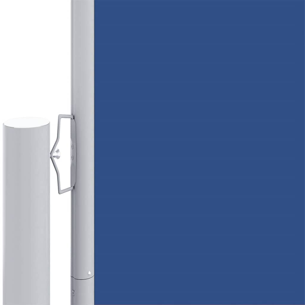 vidaXL Retractable Side Awning Blue 180x1200 cm