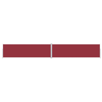 vidaXL Retractable Side Awning Red 180x1200 cm