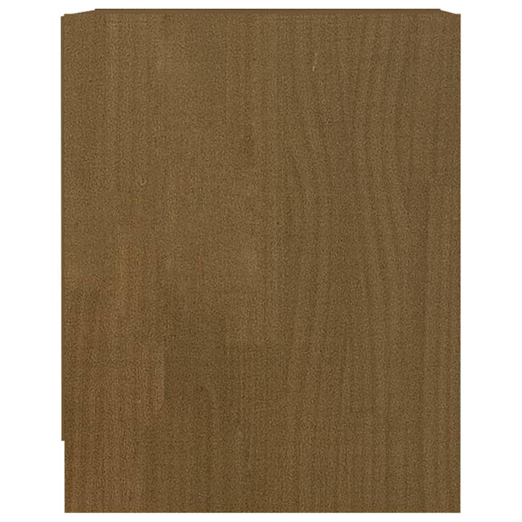 vidaXL Bedside Cabinets 2 pcs Honey Brown 35.5x33.5x41.5 cm Solid Pinewood